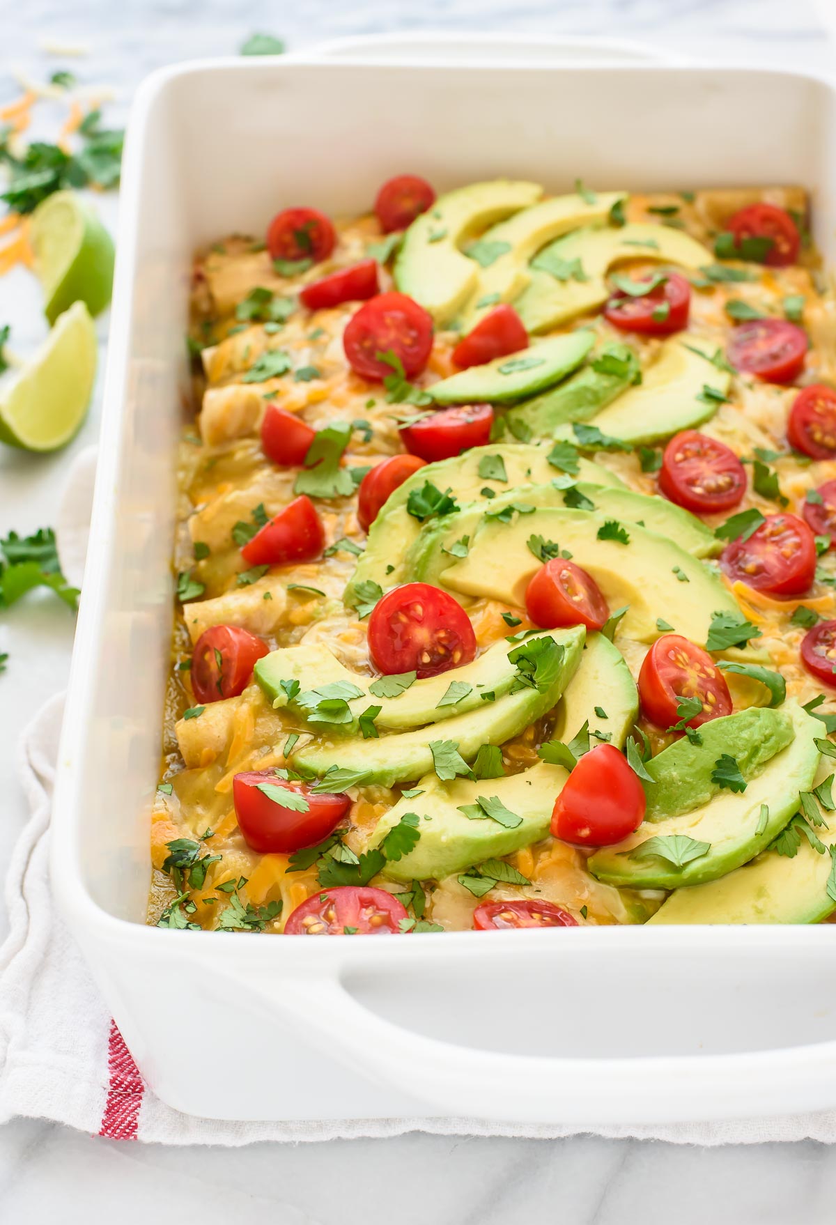 Easy-Creamy-Green-Chile-Chicken-Enchiladas