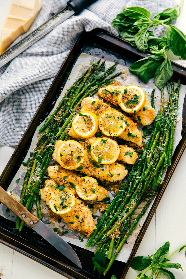 Sheet-pan-lemon-chicken