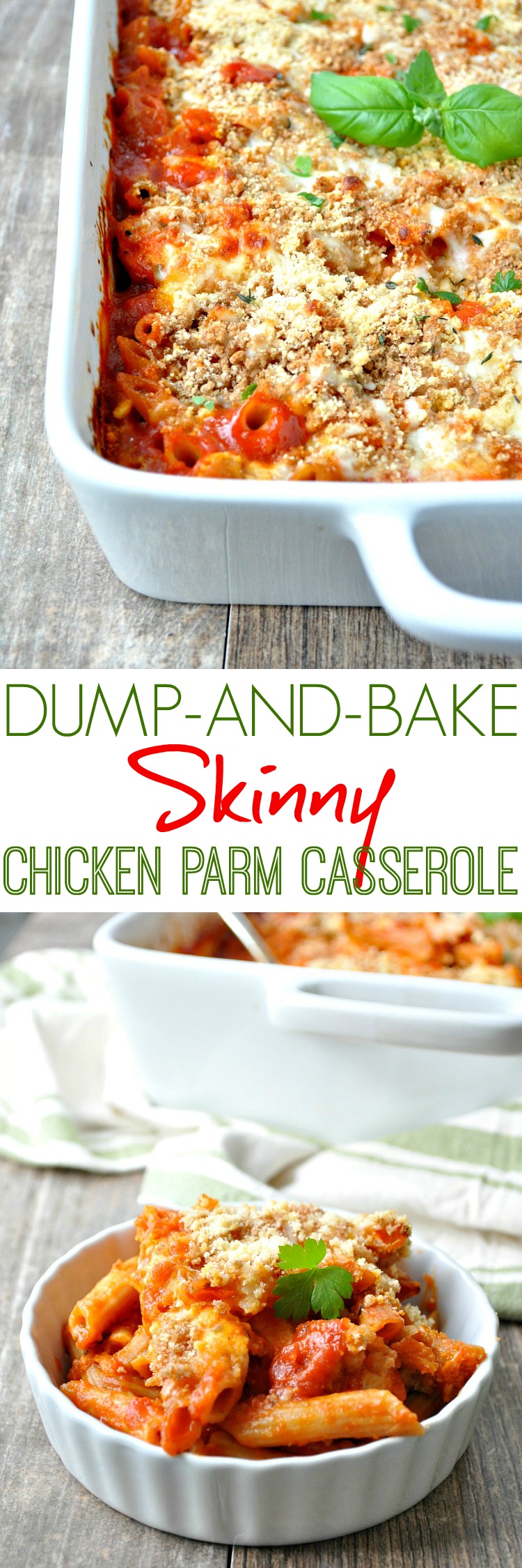 Dump-and-Bake-Skinny-Chicken-Parmesan-Casserole