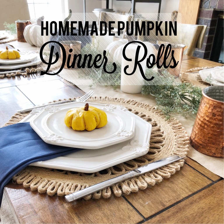 Pumpkin Dinner Rolls