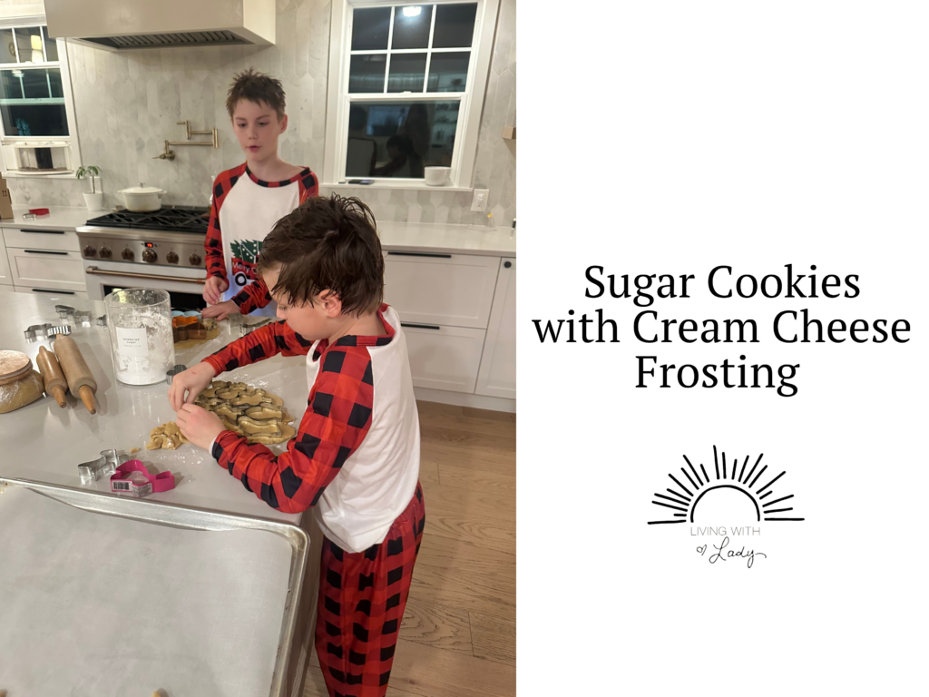 Fluffy Sugar Cookies with Cream Cheese Frosting - Living with Lady